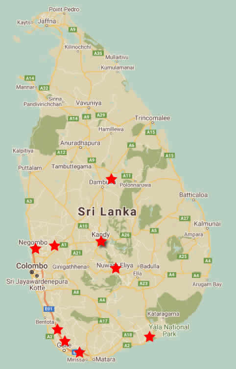 Sri Lanka Round Tour South