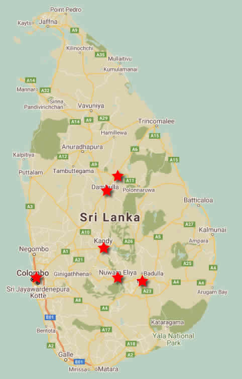Sri Lanka Train Tour Itinerary